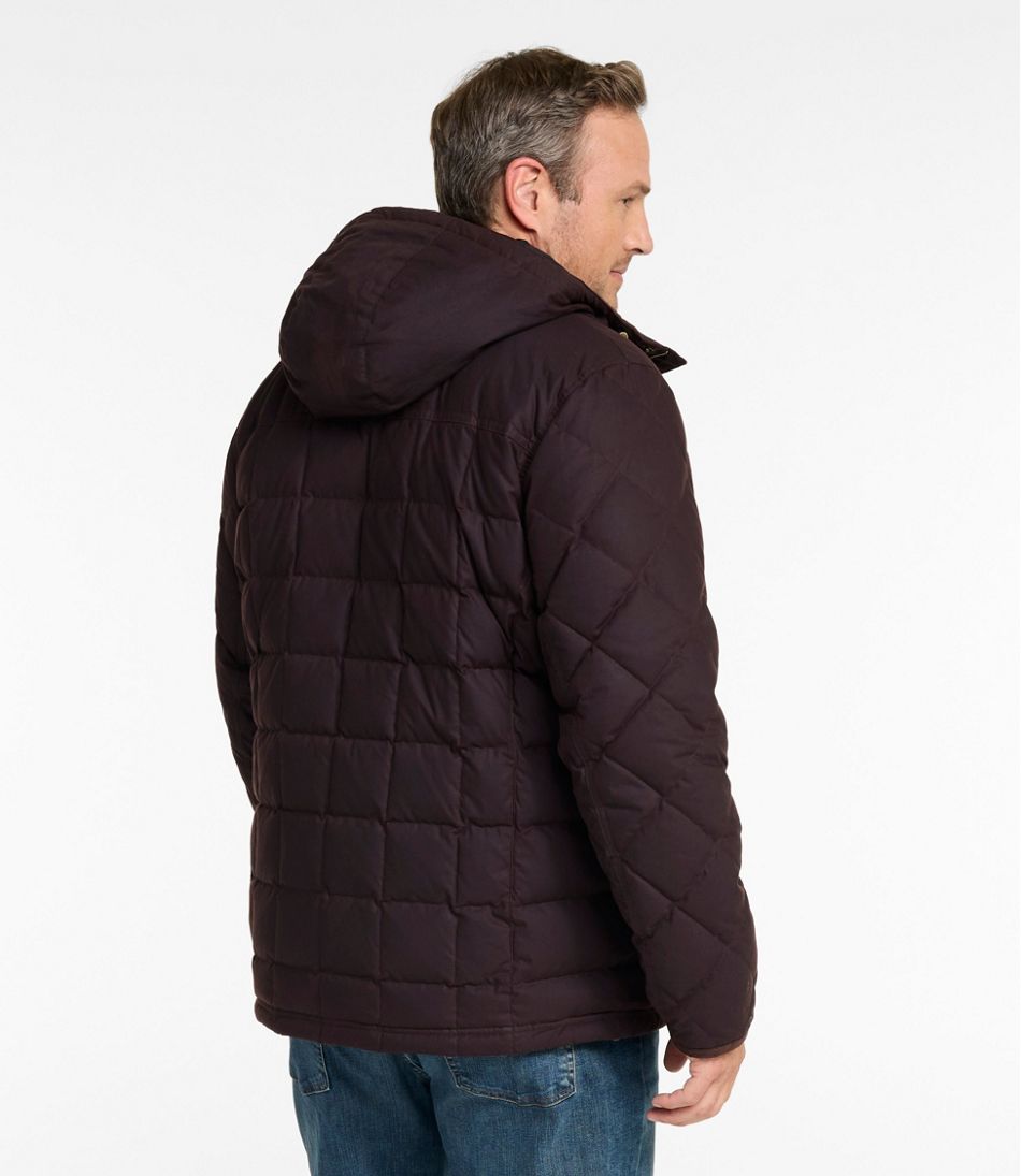 L.L.BeanMen's Upcountry Waxed Down Hooded Jacket