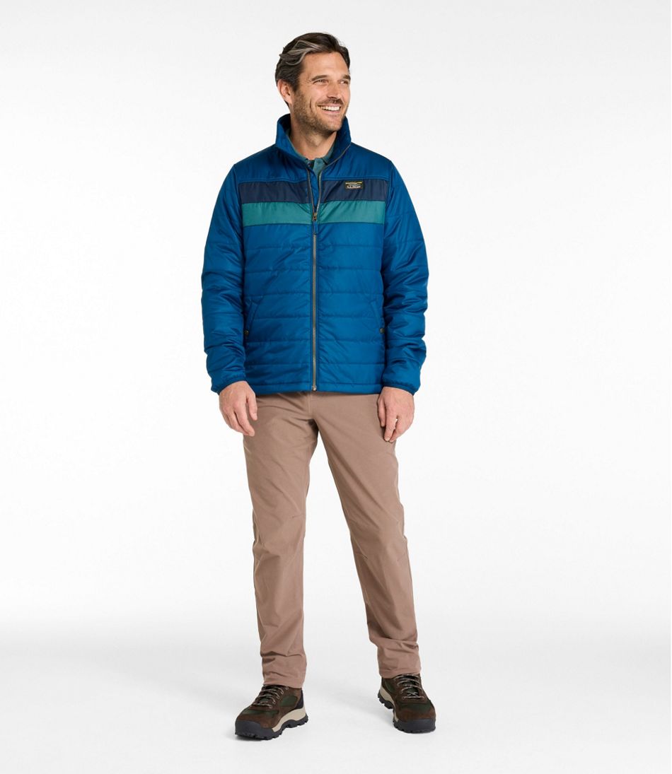 L.L.BeanMen's Mountain Classic Puffer Jacket, Colorblock