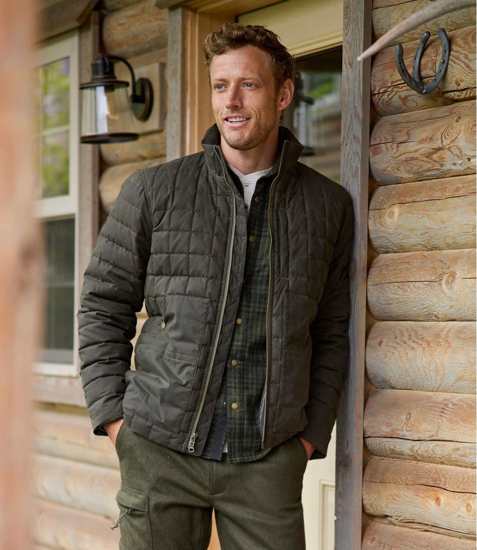 L.L.BeanMen's Upcountry Waxed Cotton Down Sweater
