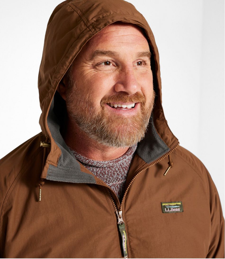 L.L.BeanMen's Insulated 3-Season Bomber Hooded Jacket, Colorblock