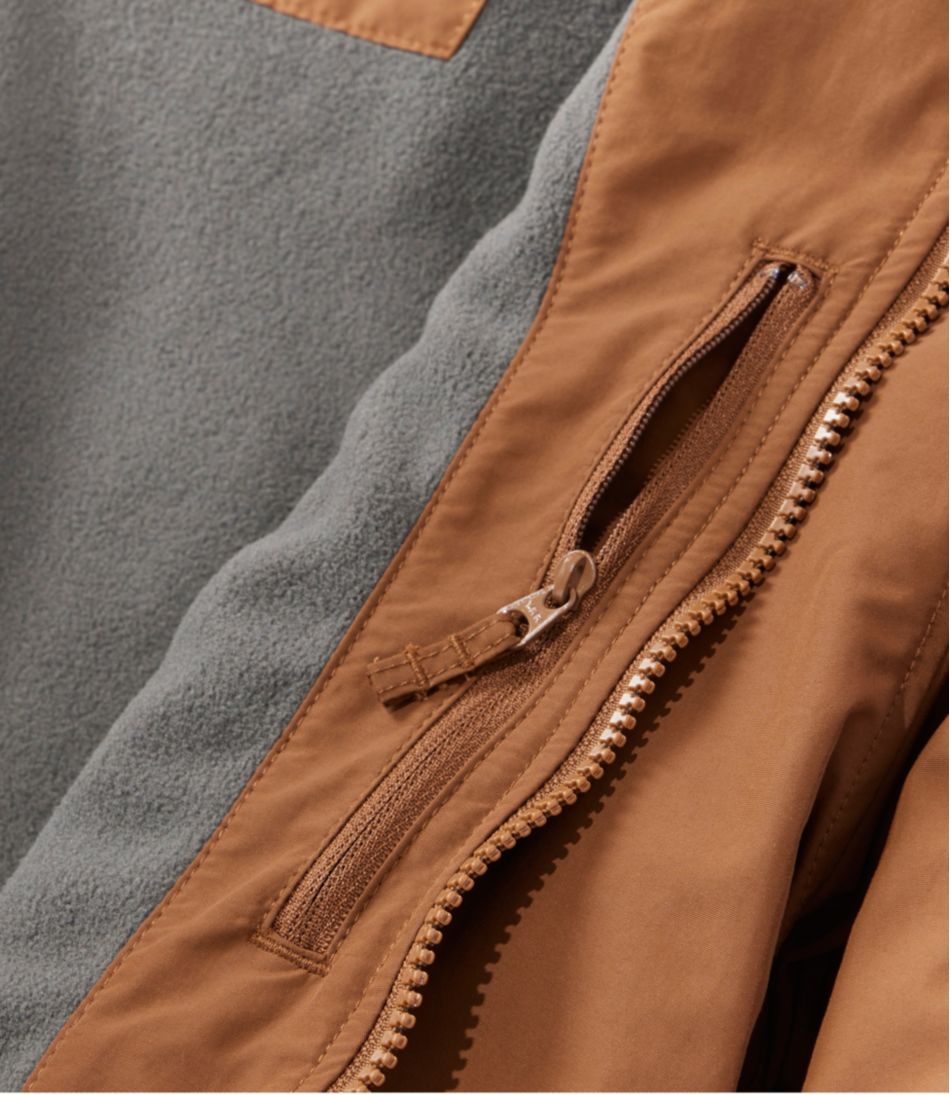 L.L.BeanMen's Insulated 3-Season Bomber Hooded Jacket, Colorblock