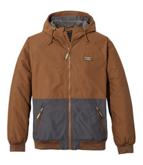 L.L.BeanMen's Insulated 3-Season Bomber Hooded Jacket, Colorblock