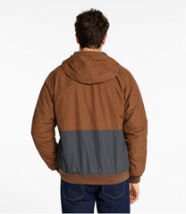 L.L.BeanMen's Insulated 3-Season Bomber Hooded Jacket, Colorblock