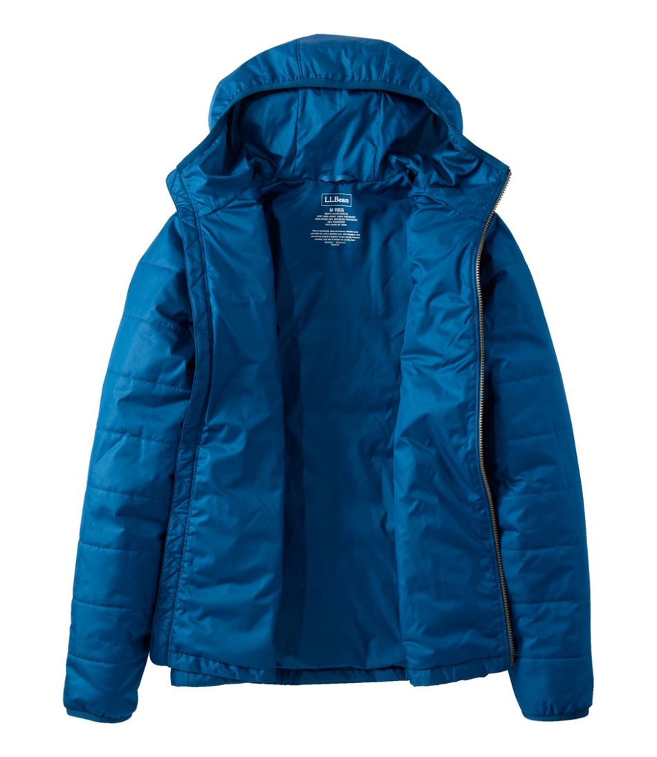 L.L.BeanMen's Mountain Classic Puffer Hooded Jacket, Colorblock