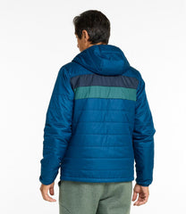 L.L.BeanMen's Mountain Classic Puffer Hooded Jacket, Colorblock