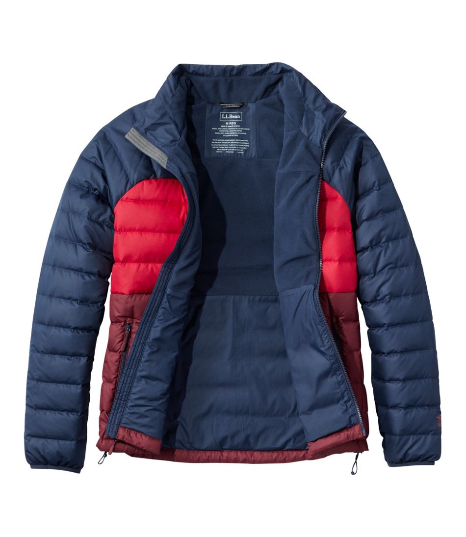 L.L.BeanMen's Bean's Down Jacket, Colorblock