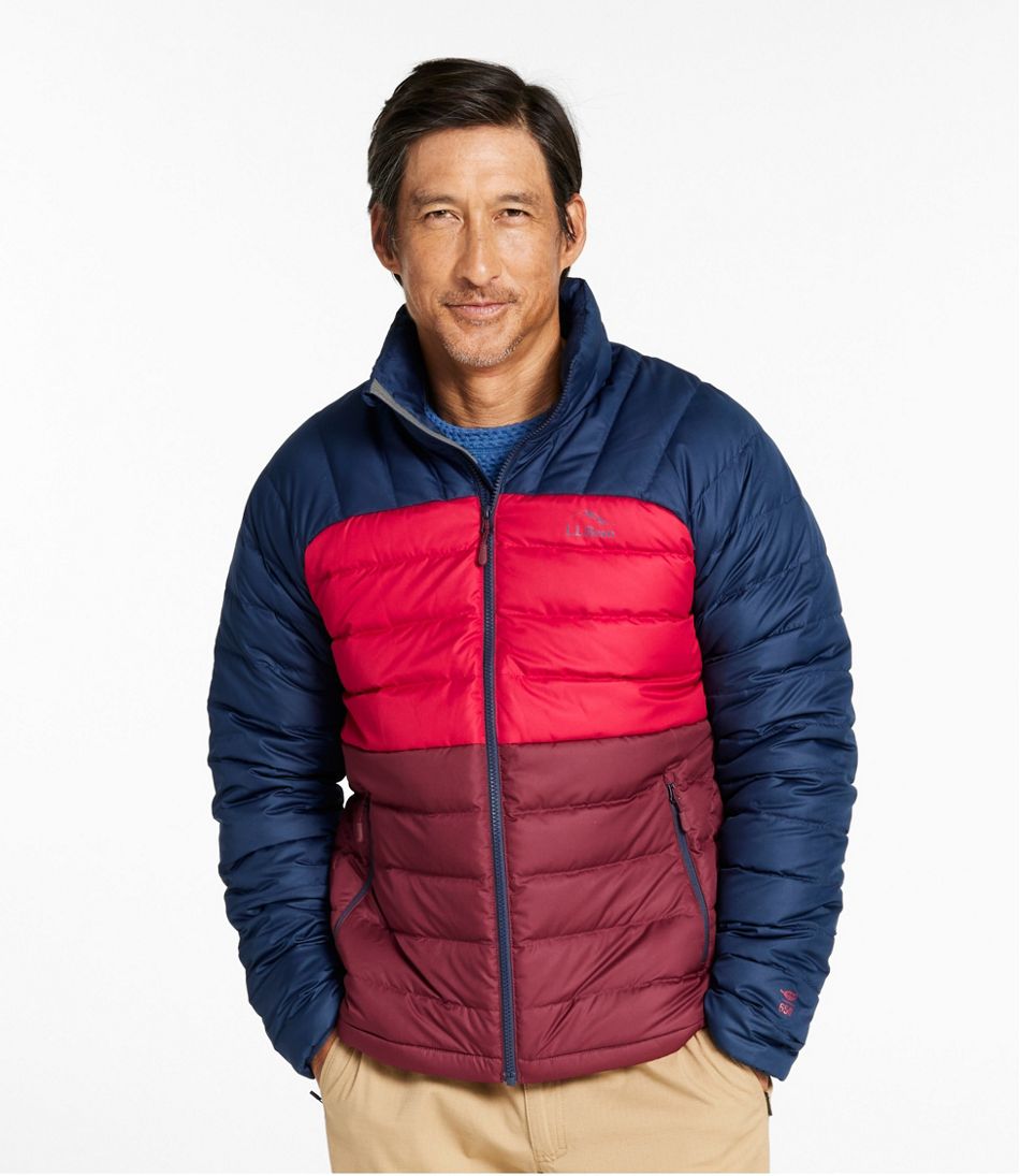 L.L.BeanMen's Bean's Down Jacket, Colorblock