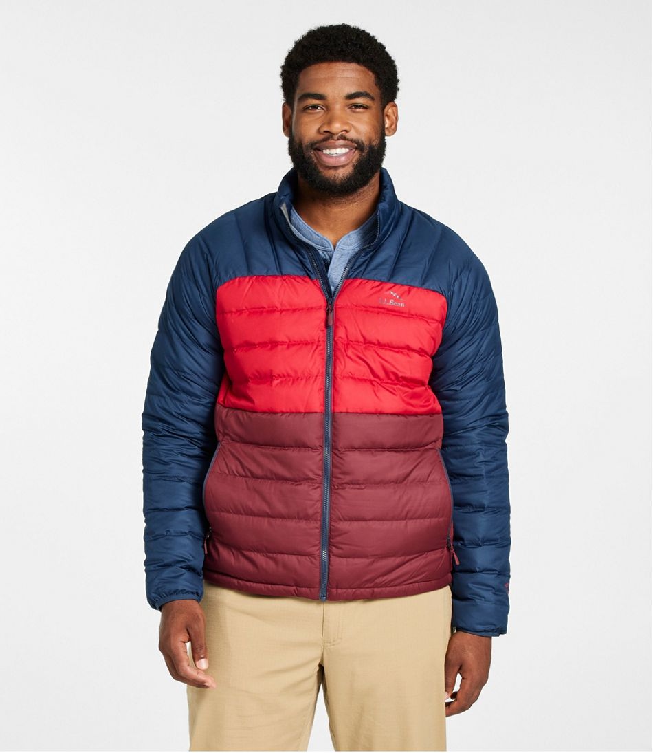 L.L.BeanMen's Bean's Down Jacket, Colorblock