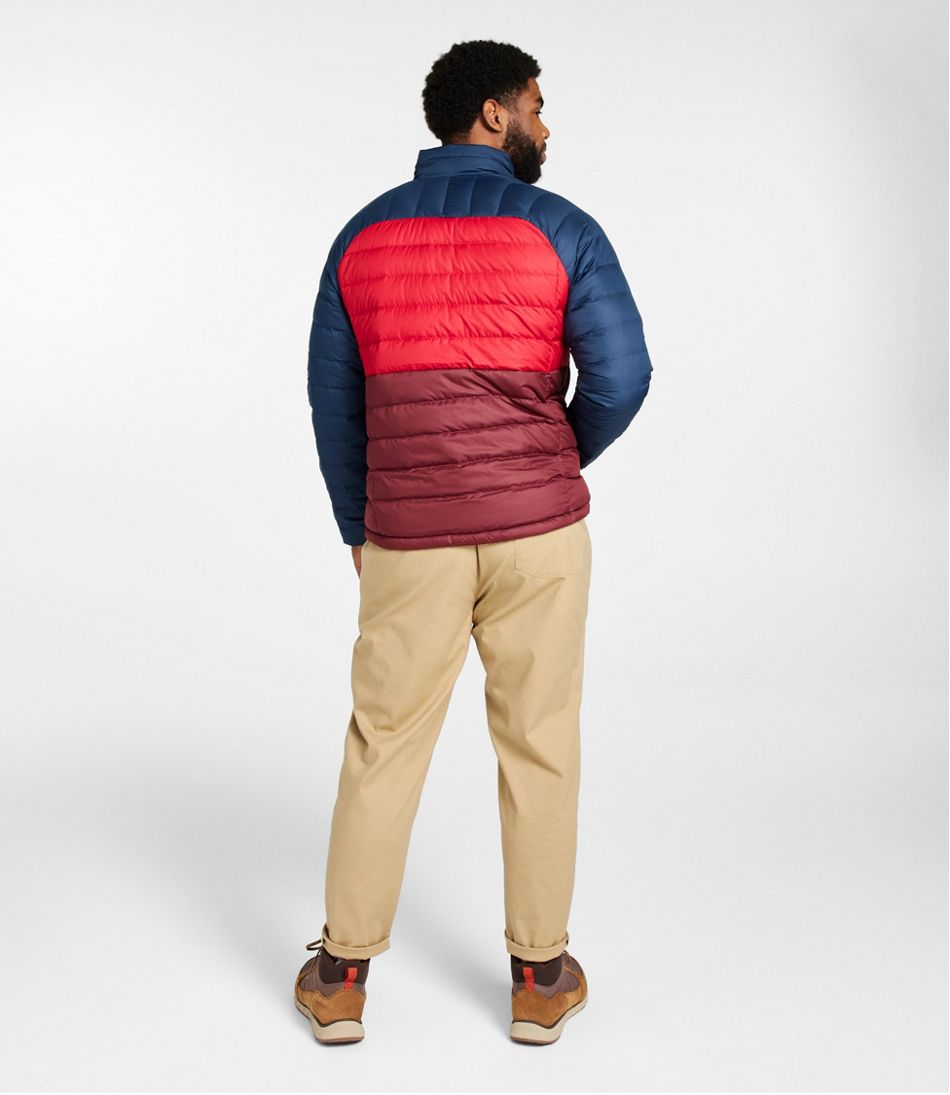 L.L.BeanMen's Bean's Down Jacket, Colorblock