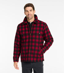 L.L.BeanMen's Maine Guide Zip-Front Jac-Shirt with PrimaLoft, Plaid