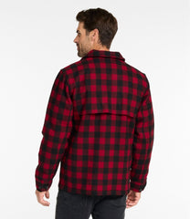 L.L.BeanMen's Maine Guide Zip-Front Jac-Shirt with PrimaLoft, Plaid