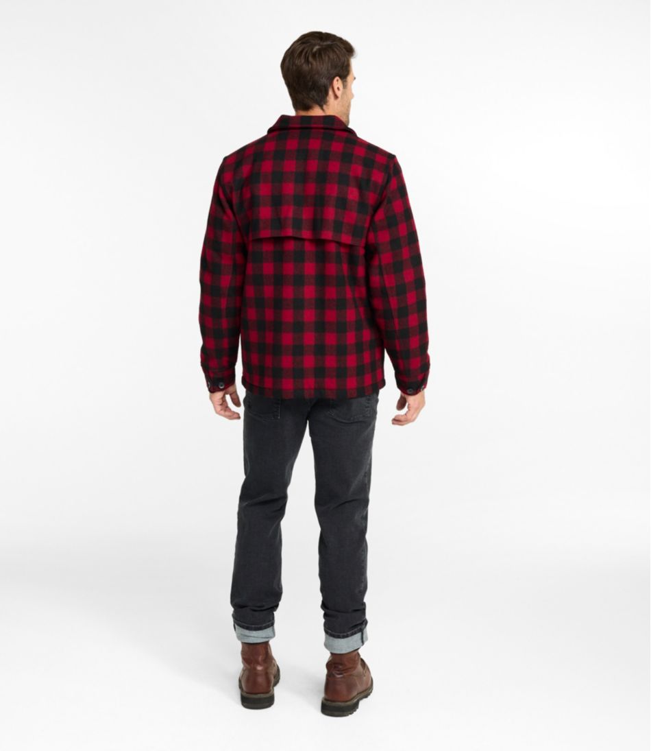 L.L.BeanMen's Maine Guide Zip-Front Jac-Shirt with PrimaLoft, Plaid