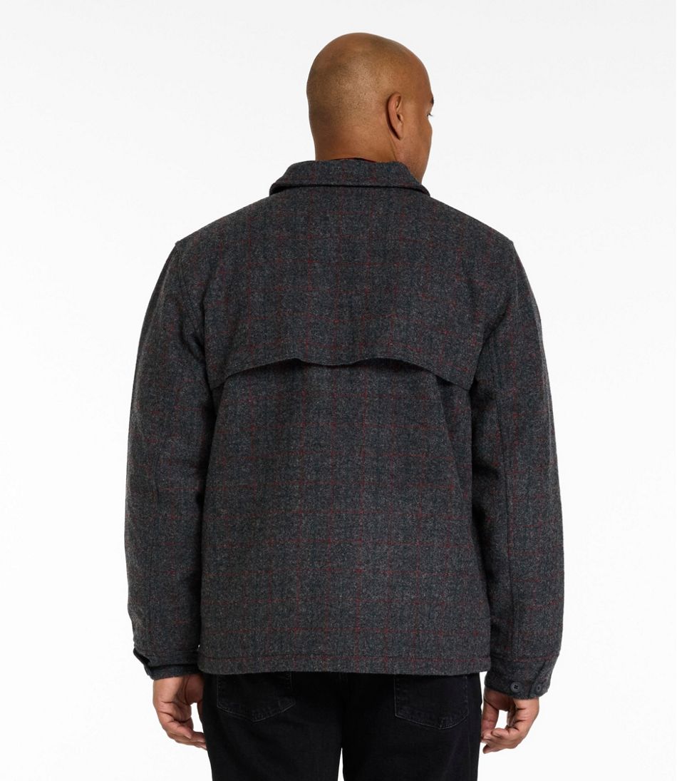 L.L.BeanMen's Maine Guide Zip-Front Jac-Shirt with PrimaLoft, Plaid