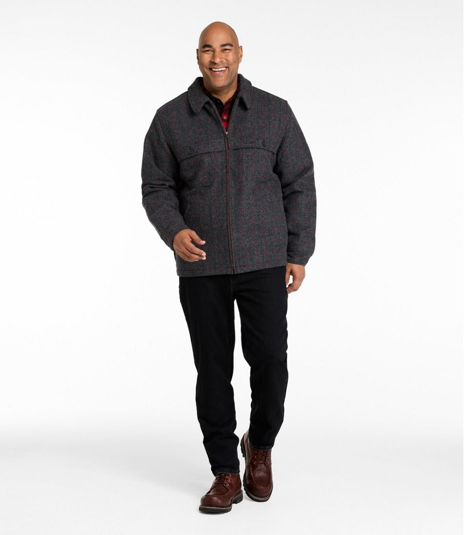 L.L.BeanMen's Maine Guide Zip-Front Jac-Shirt with PrimaLoft, Plaid