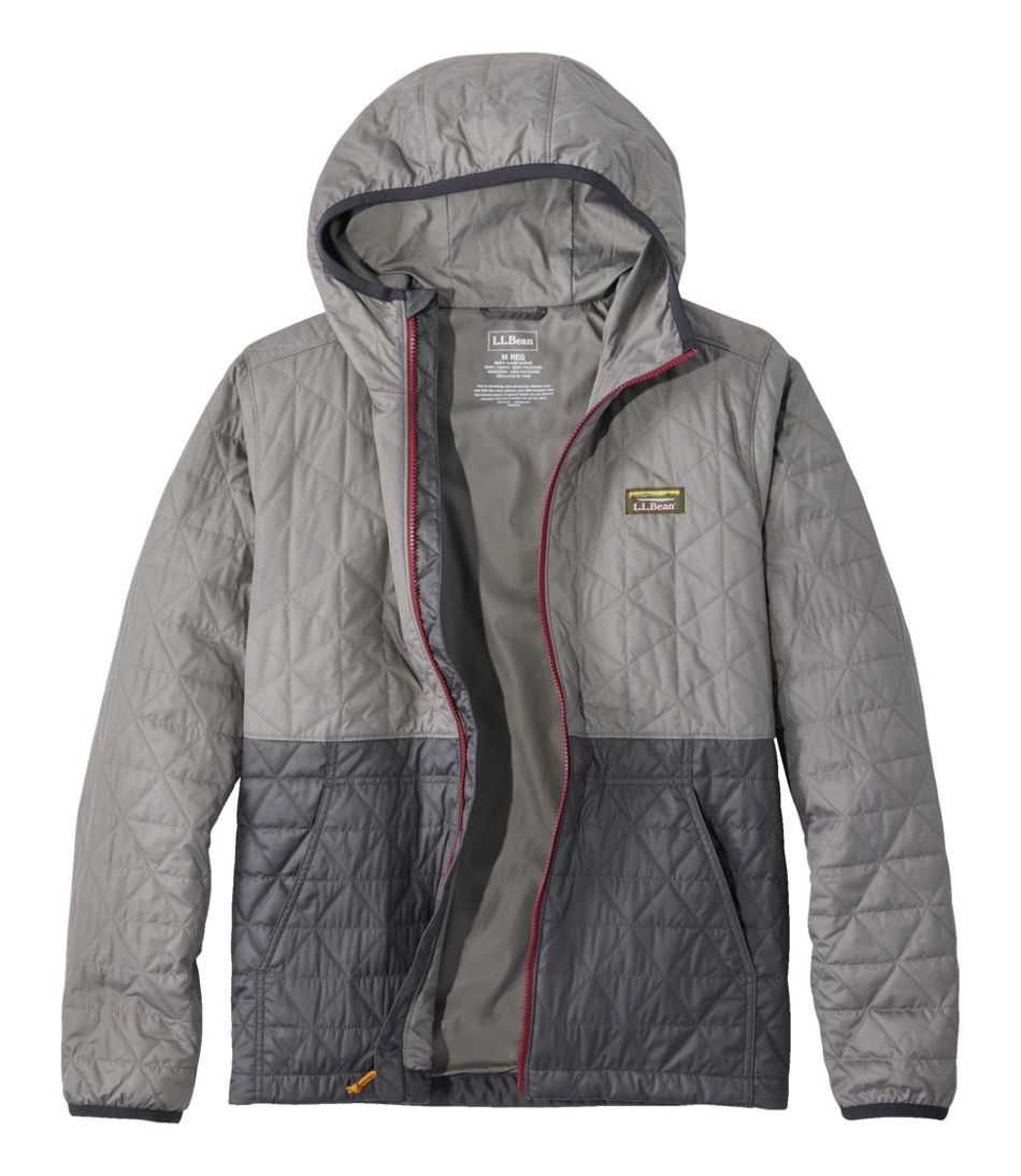L.L.BeanMen's Katahdin Insulated Hoodie, Colorblock