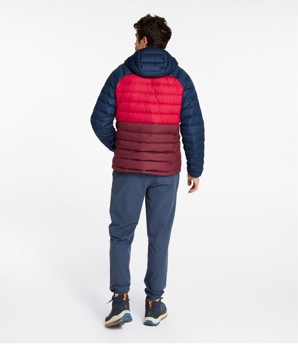 L.L.BeanMen's Bean's Down Hooded Jacket, Colorblock