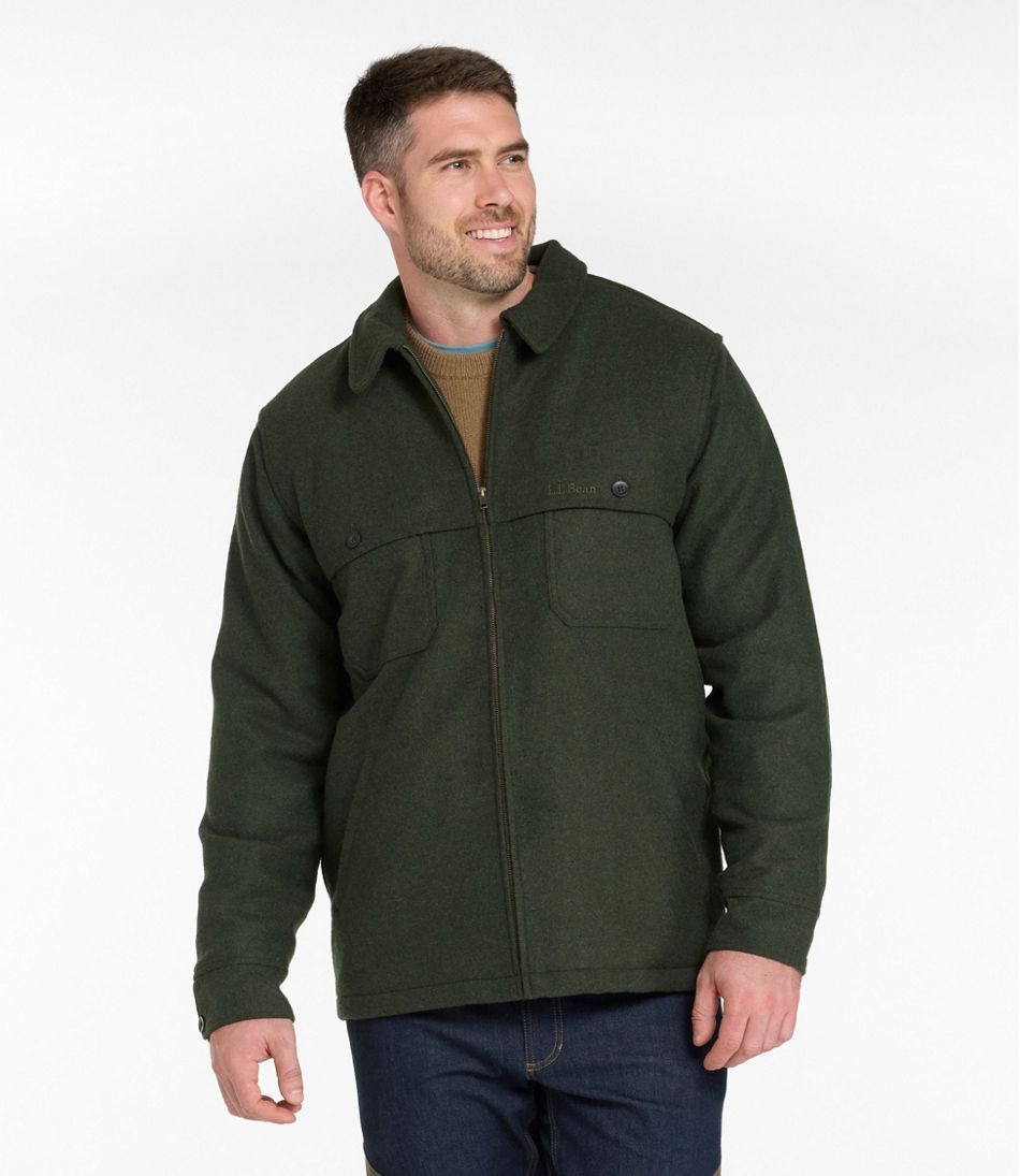 L.L.BeanMen's Maine Guide Zip-Front Jac-Shirt with PrimaLoft