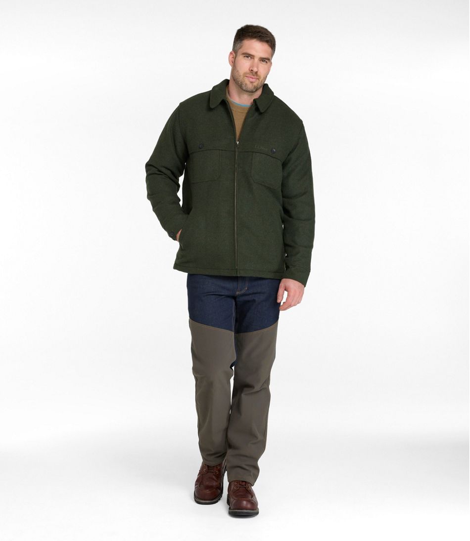 L.L.BeanMen's Maine Guide Zip-Front Jac-Shirt with PrimaLoft