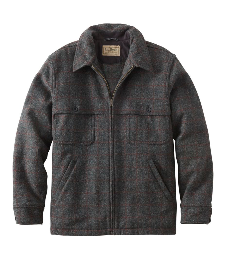 L.L.BeanMen's Maine Guide Zip-Front Jac-Shirt, Plaid