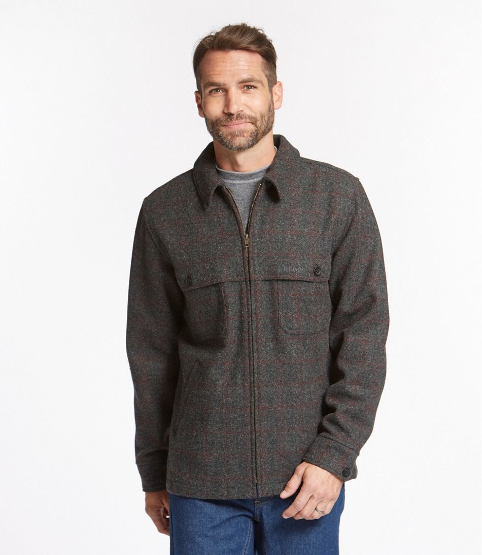 L.L.BeanMen's Maine Guide Zip-Front Jac-Shirt, Plaid