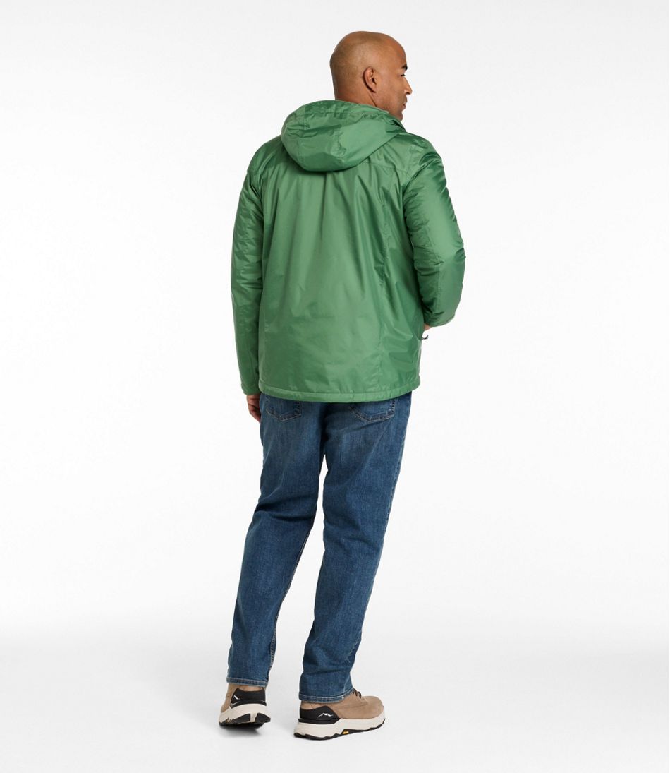 L.L.BeanMen's Trail Model Rain Jacket, Fleece-Lined