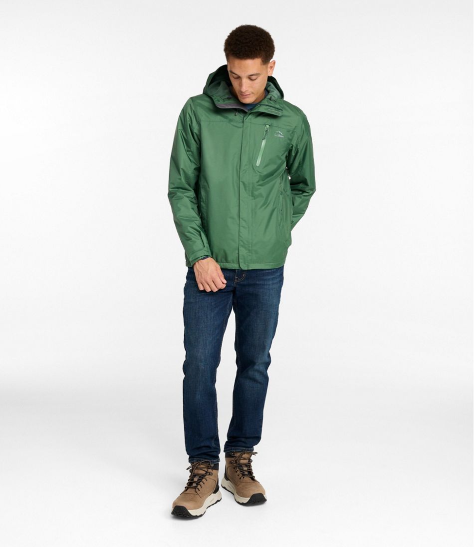 L.L.BeanMen's Trail Model Rain Jacket, Fleece-Lined