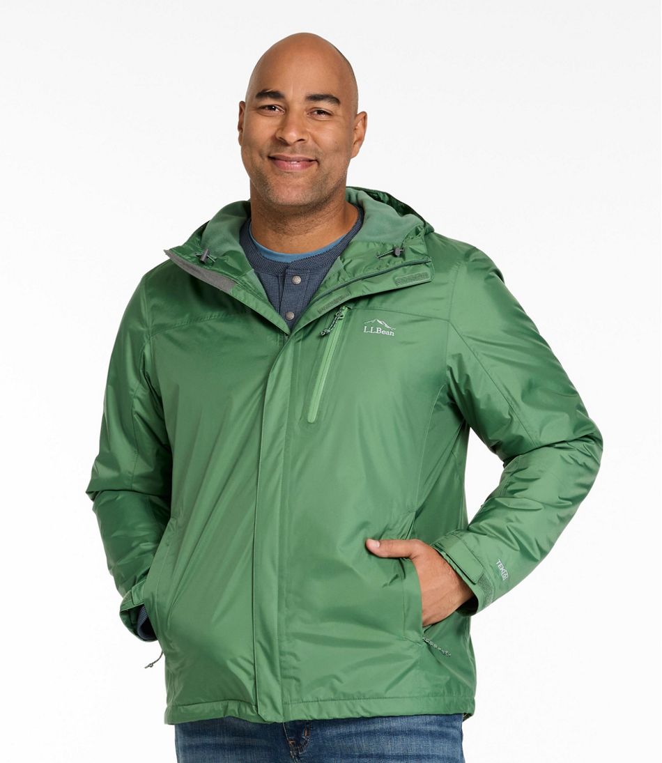 L.L.BeanMen's Trail Model Rain Jacket, Fleece-Lined