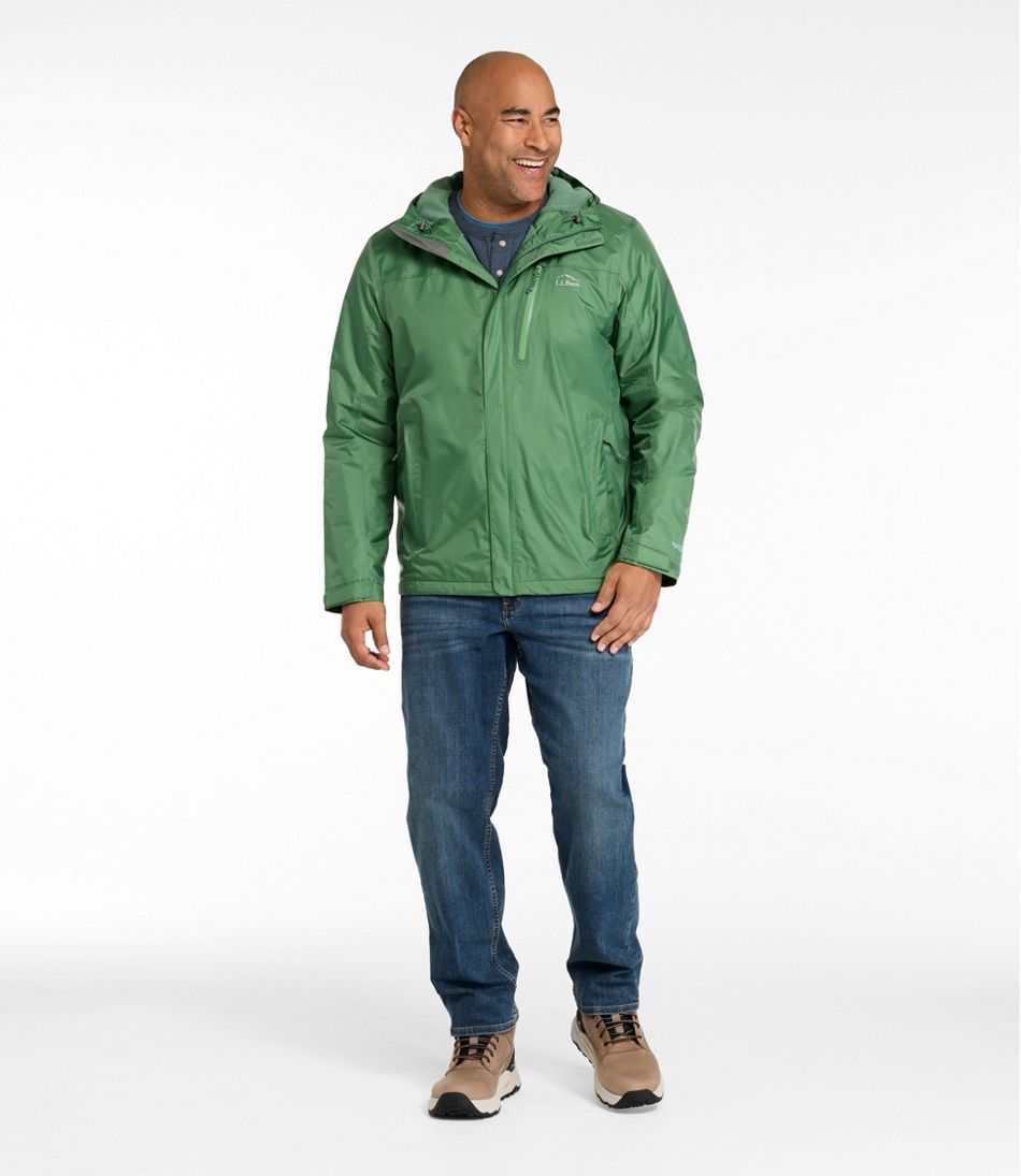 L.L.BeanMen's Trail Model Rain Jacket, Fleece-Lined