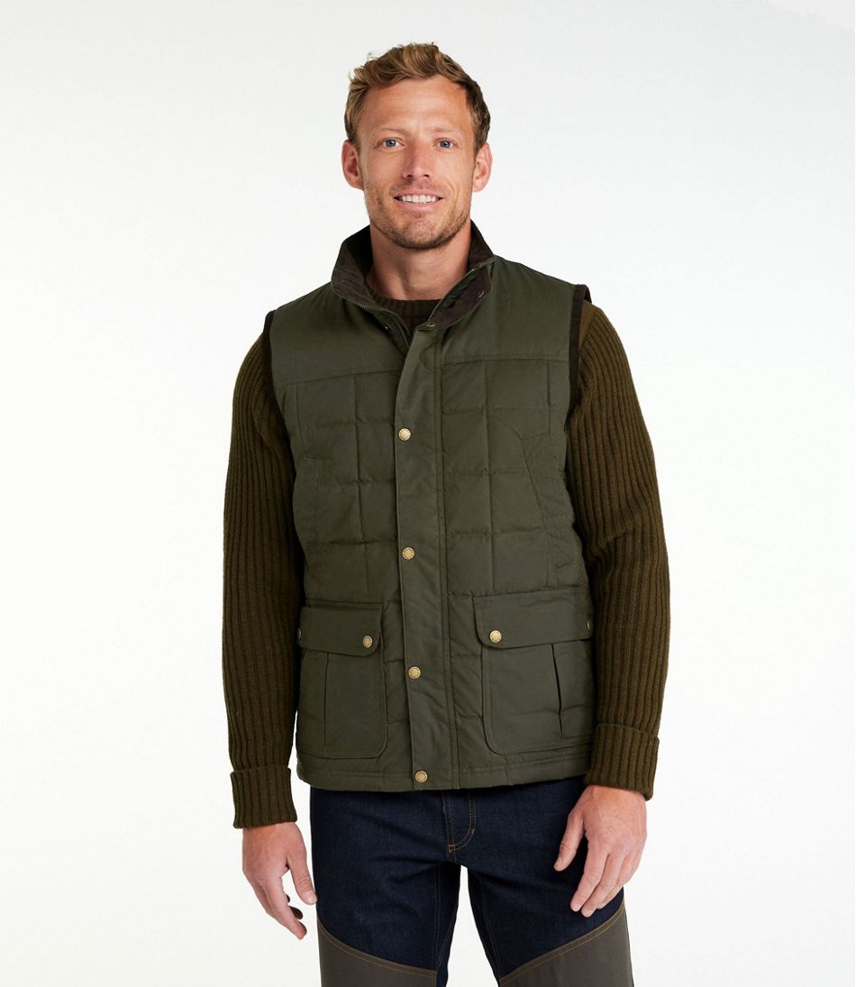 L.L.BeanMen's Upcountry Waxed Cotton Down Vest
