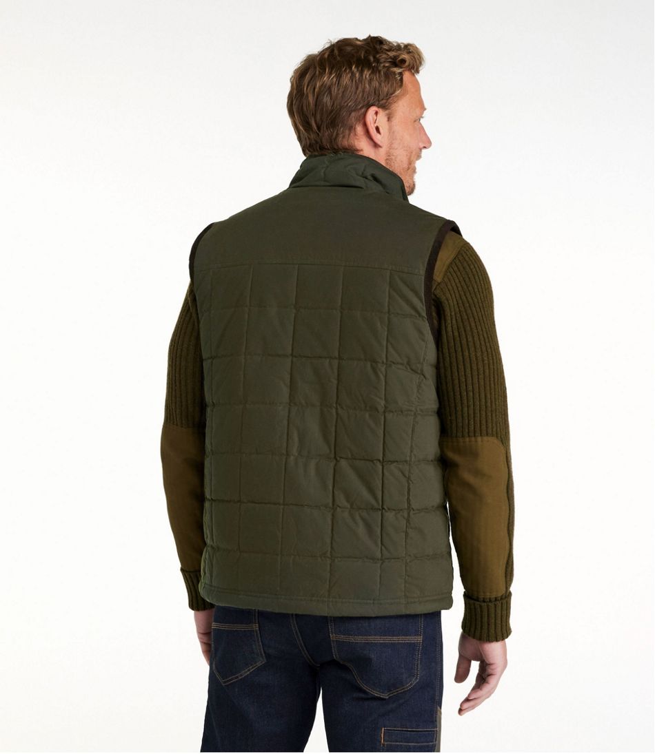 L.L.BeanMen's Upcountry Waxed Cotton Down Vest