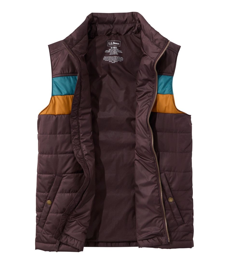 L.L.BeanMen's Mountain Classic Puffer Vest, Colorblock