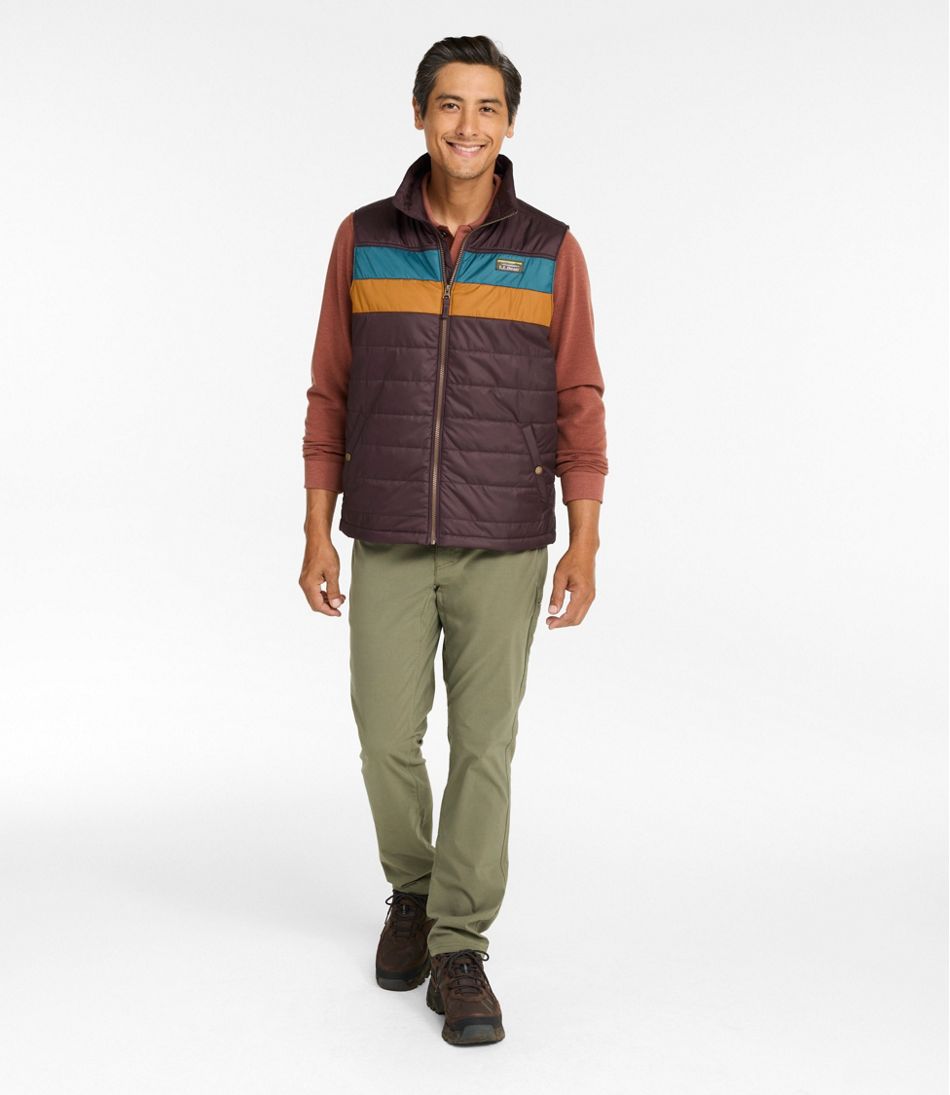 L.L.BeanMen's Mountain Classic Puffer Vest, Colorblock