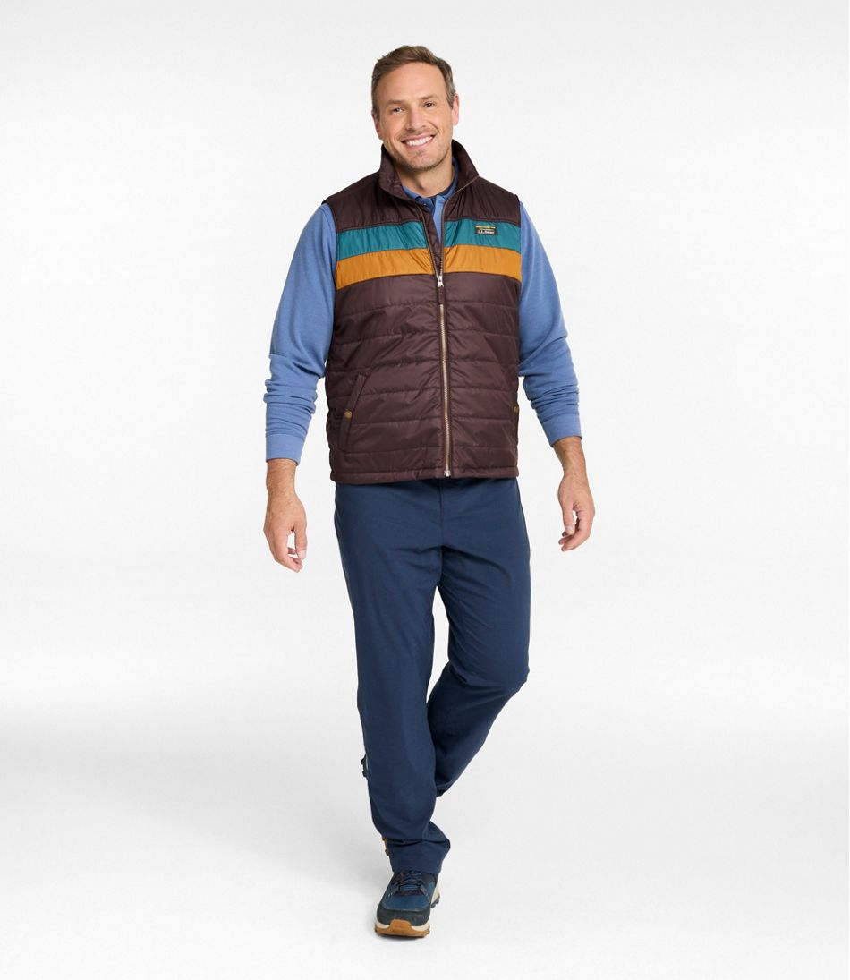 L.L.BeanMen's Mountain Classic Puffer Vest, Colorblock