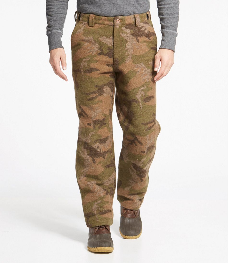 L.L.BeanMen's Maine Guide Wool Pants with PrimaLoft, Camouflage