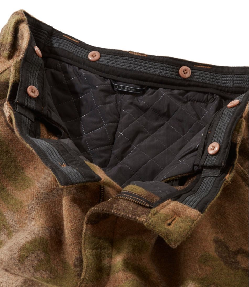 L.L.BeanMen's Maine Guide Wool Pants with PrimaLoft, Camouflage