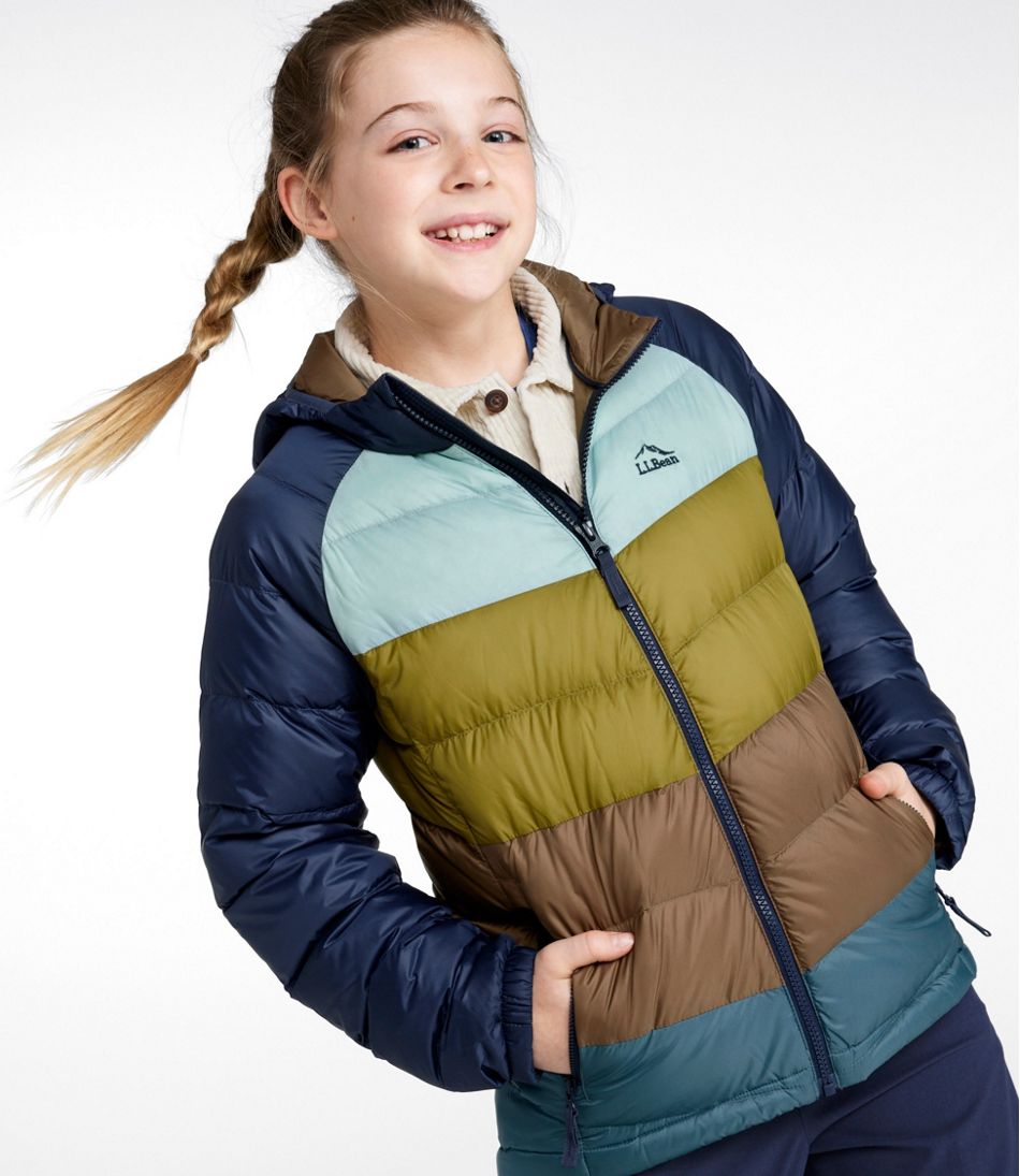 L.L.BeanKids' Ultralight 650 Down Jacket, Colorblock