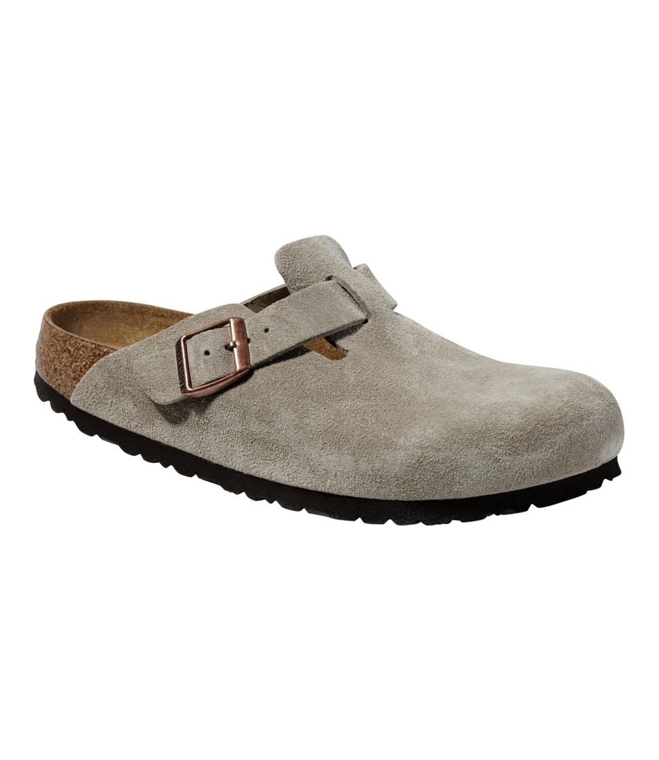 L.L.BeanWomen's Birkenstock Boston Clogs, Suede Soft Footbed