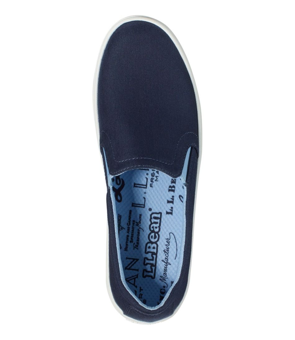 L.L.BeanWomen's Eco Bay Canvas Sneakers, Slip-On