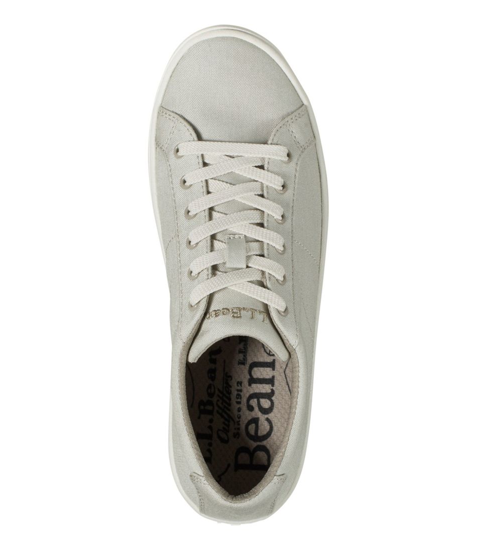L.L.BeanWomen's Eco Bay Canvas Sneakers, Lace-Up