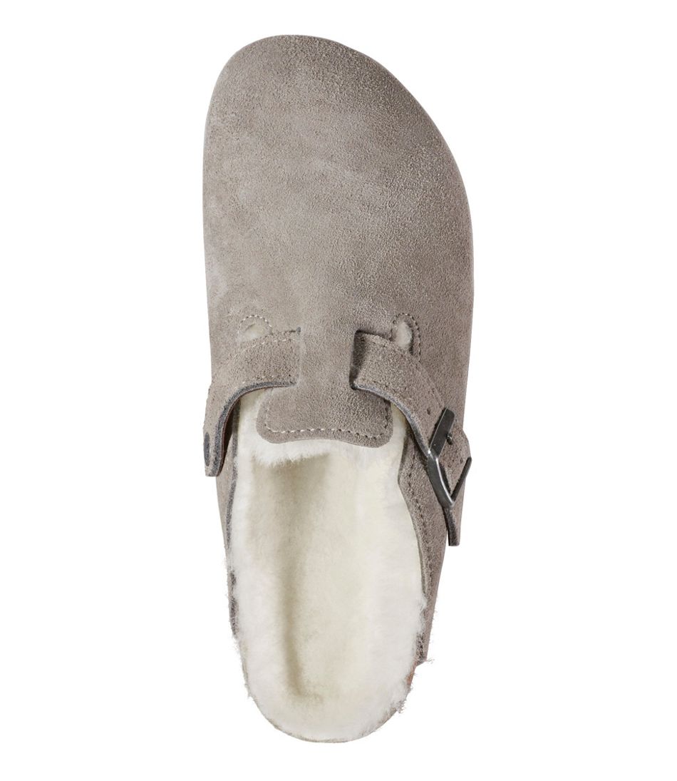 L.L.BeanWomen's Birkenstock Boston Clogs, Suede Shearling