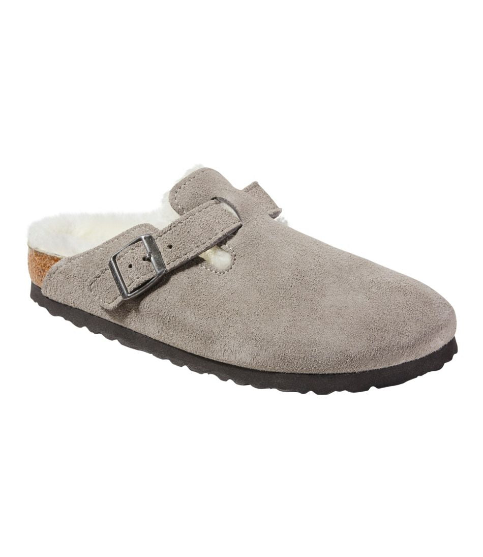 L.L.BeanWomen's Birkenstock Boston Clogs, Suede Shearling