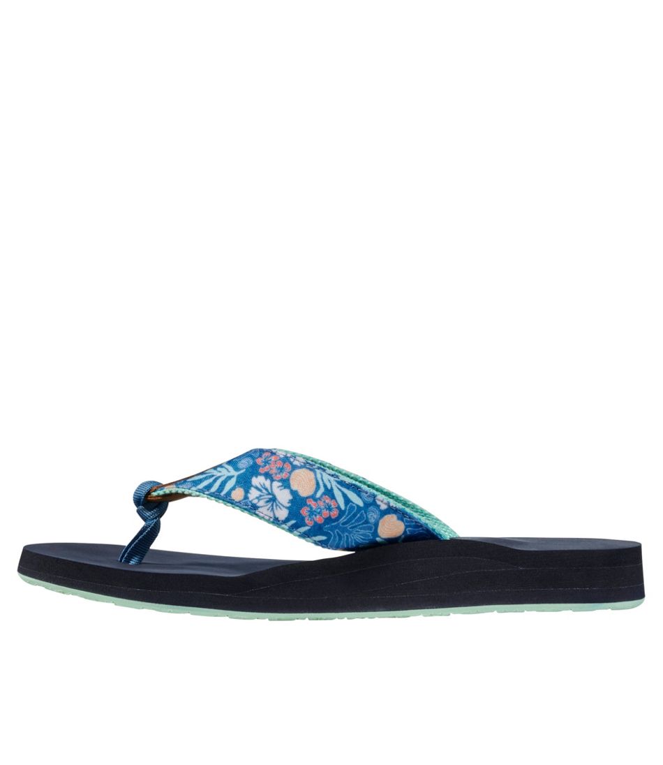 L.L.BeanWomen's Maine Isle Flip-Flops, Woven Print