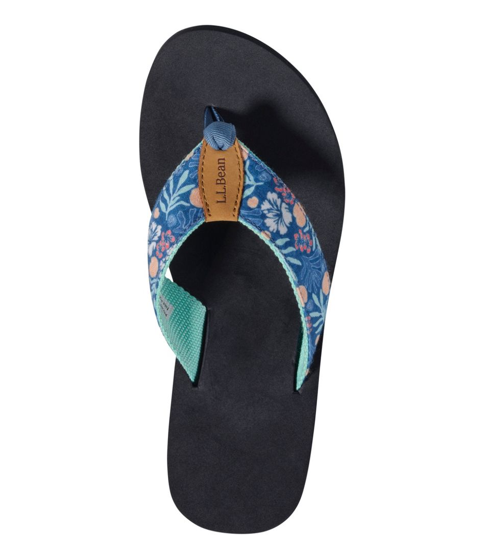 L.L.BeanWomen's Maine Isle Flip-Flops, Woven Print