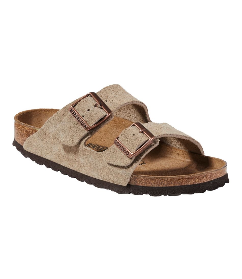 L.L.BeanWomen's Birkenstock Arizona Sandals, Suede, Classic Footbed