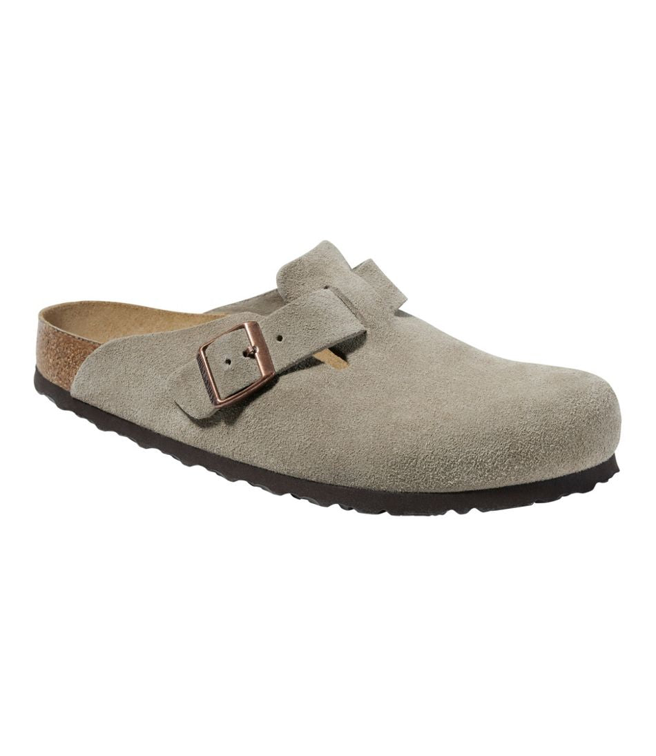 L.L.BeanMen's Birkenstock Soft Footbed Boston Clogs, Suede