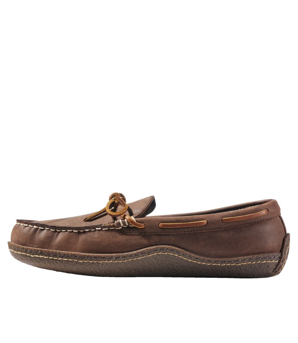 L.L.BeanMen's Handsewn Slippers, Flannel-Lined