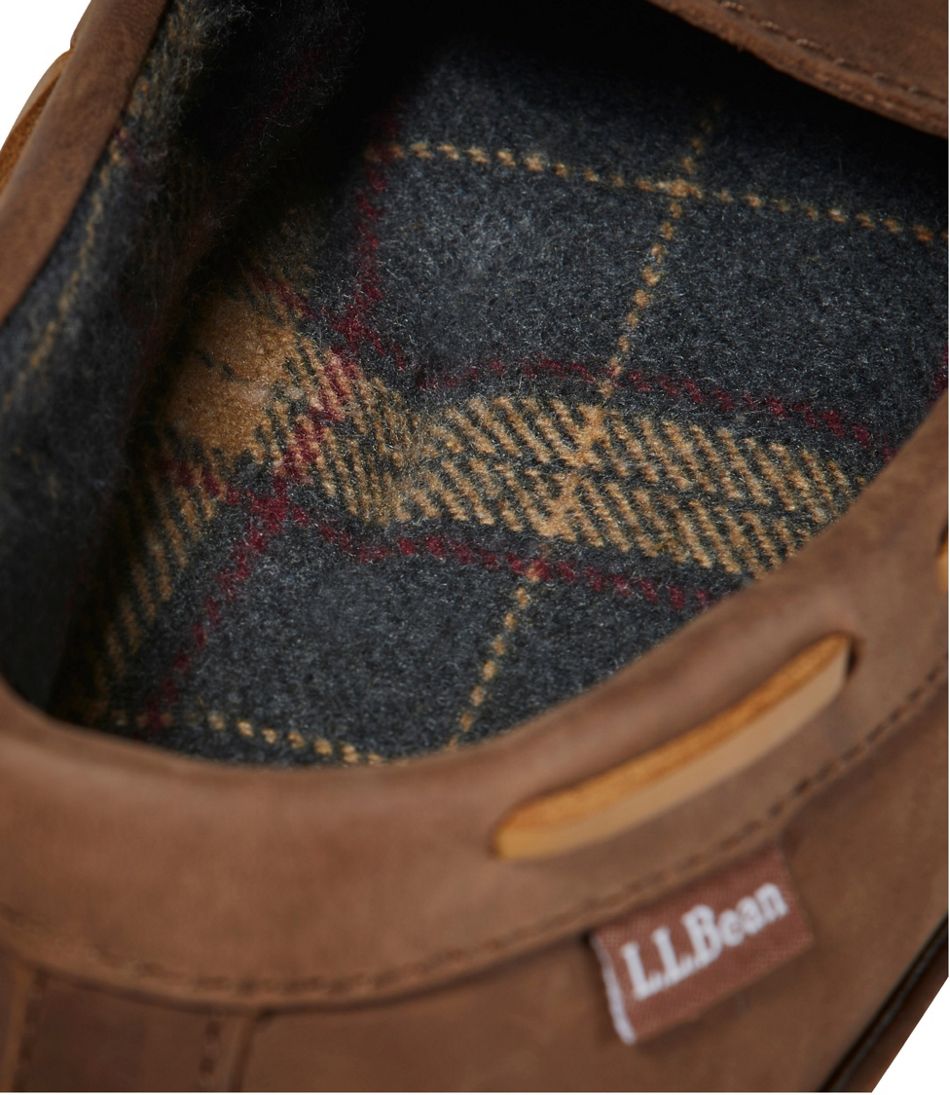 L.L.BeanMen's Handsewn Slippers, Flannel-Lined