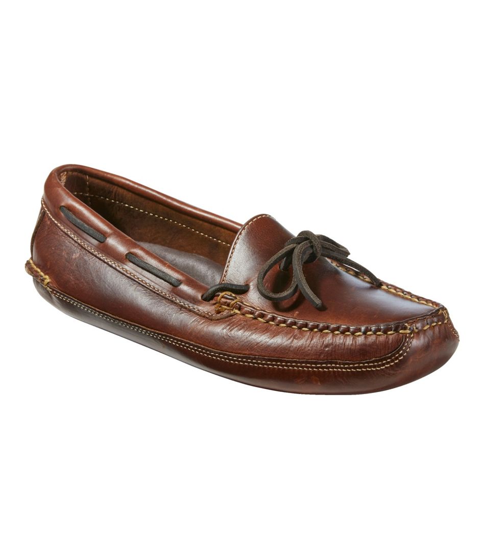 L.L.BeanMen's Leather Double-Sole Slippers, Leather-Lined