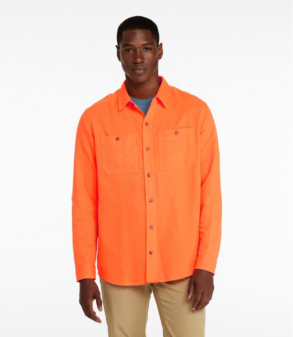 L.L.BeanMen's Double L Field Shirt, Hunter Orange
