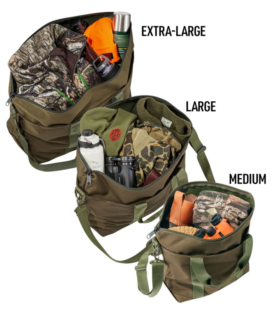 L.L.BeanZip Hunter's Tote Bag With Strap